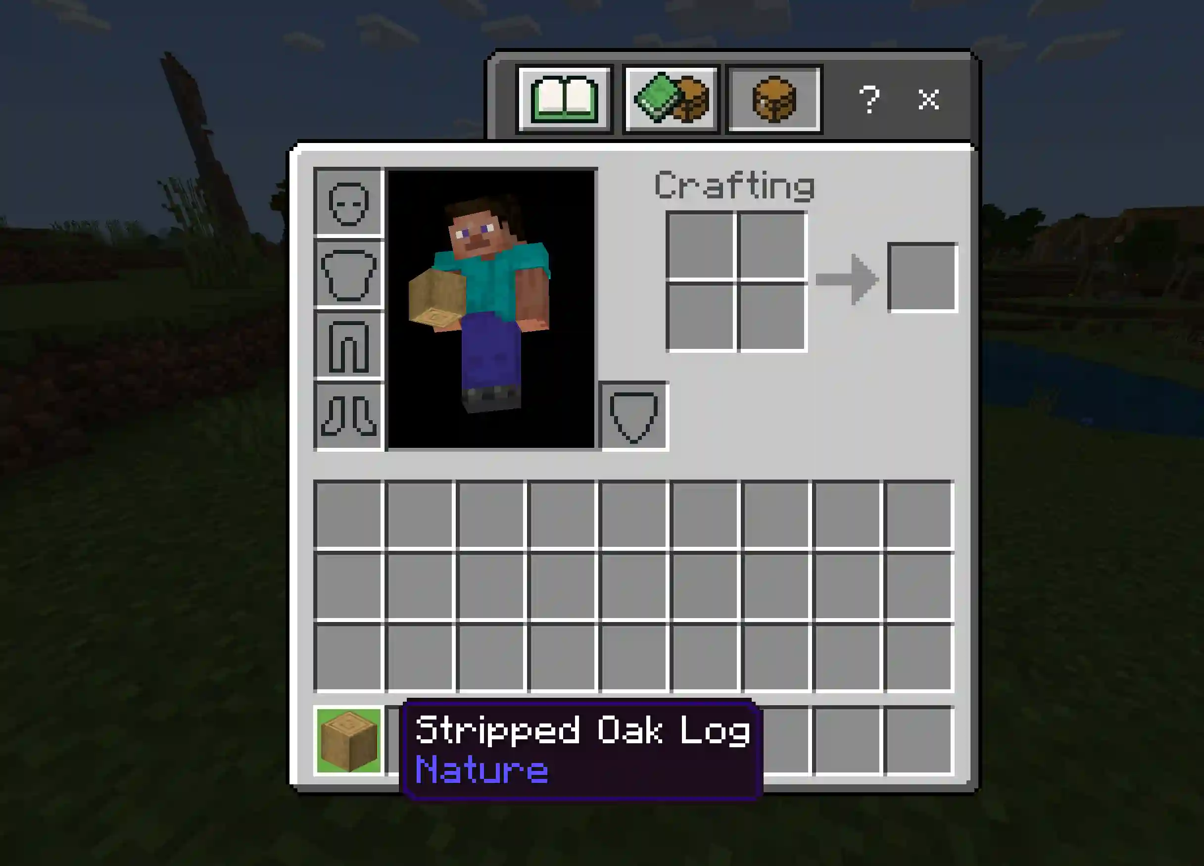 Minecraft Stripped Wood